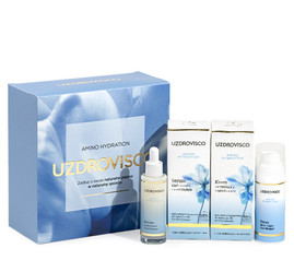 Uzdrovisco - Xmas Zestaw Amino HydrationKrem ujędrniająco- nawilżający + Serum ujędrniająco- nawilżające
