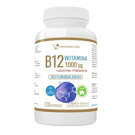 Progress Lab Witamina B12 1000 IU - 120 kaps.