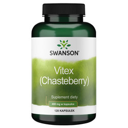 Swanson Vitex Chasteberry Niepokalanek 400mg - 120 kaps.
