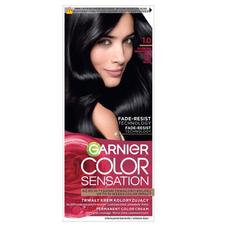 Color Sensation krem koloryzujący do włosów 1.0 Głęboka Onyksowa Czerń