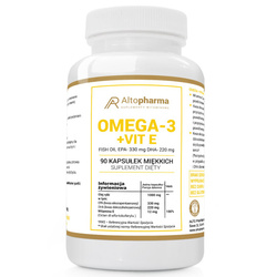 Altopharma Omega 3 EPA 330 mg DHA 220 mg + Witamina E 90 kaps.