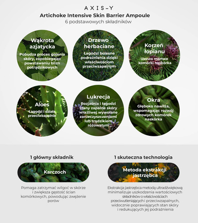 Artichoke Intensive Skin Barrier Ampoule nawilżające serum w ampułce do twarzy z karczochem 30ml