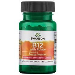 Swanson Witamin B12 with Folate 60 tabl.