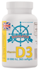 Navigator Vitamin D3 10 000 IU Witamina D3 - 365 kaps.