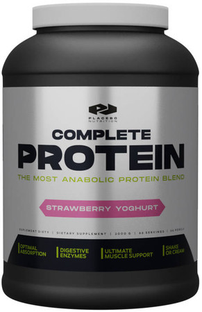 PN Nutrition Complete Protein odżywka białkowa 2000g smak jogurt truskawkowy