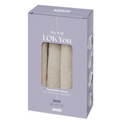 We Will Lok You piankowe wałki do kręcenia włosów 4szt