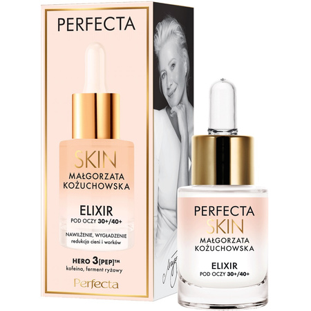 Skin Małgorzata Kożuchowska nawilżająco-wygładzający elixir pod oczy 30+/40+ 15ml