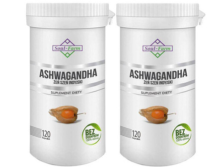 ASHWAGANDHA EKSTRAKT 60 KAPSUŁEK (500 mg) - SOUL FARM