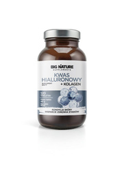 Big Nature Kwas hialuronowy+Kolagen 120 tabl.