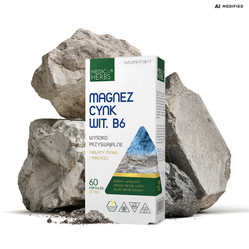 Medica Herbs Magnez + Cynk + Witamina B6 na wsparcie odporności 60 kaps.