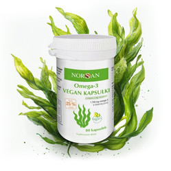 Norsan Omega-3 Olej z alg 80 kaps. vege