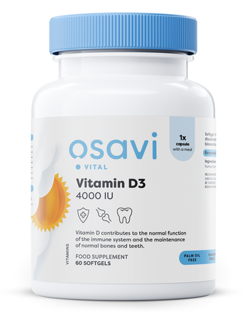 Osavi Vitamin D3, 4000IU - 60 kaps.