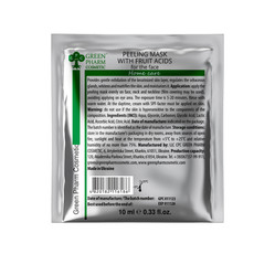 Maseczka peeling do twarzy z kwasami owocowymi 10ml