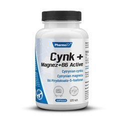 Pharmovit Cynk Magnez B6 Activ 120 kaps.