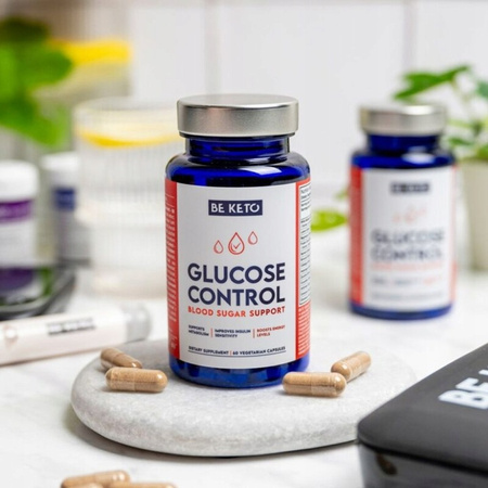 BeKeto Glucose Control stabilizator cukru 60 kaps.