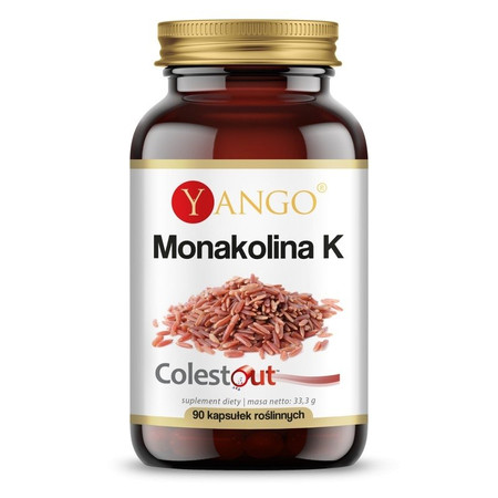 Yango Monakolina K na walkę z cholesterolem 90 kaps.
