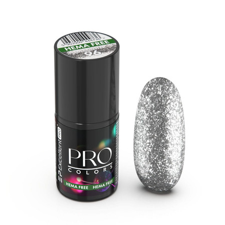 Pro Colors Hema Free lakier hybrydowy 96 Full Glitter 7g