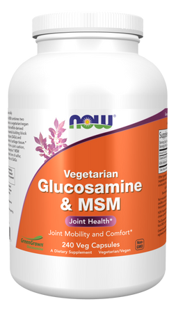 Glucosamine & MSM vegetarian - Glukozamina i MSM (240 kaps.)