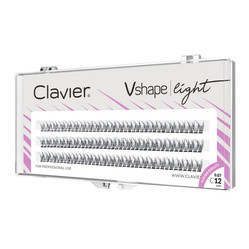 Vshape Light kępki rzęs 12mm