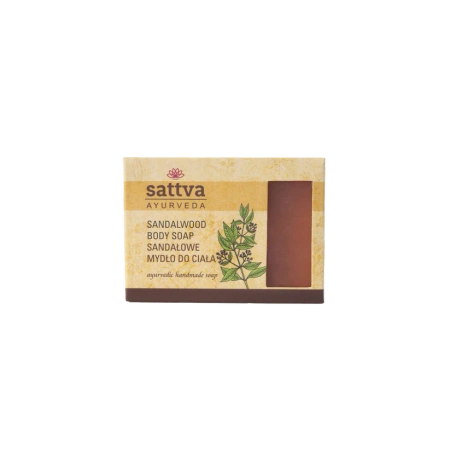 Sattva - Mydło do ciała w kostce glicerynowe Drzewo Sandałowe 125g