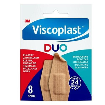 Viscoplast Duo plastry 8 sztuk