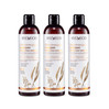 Zestaw: 3x Sylveco - Odbudowujący szampon pszeniczno-owsiany - 300 ml