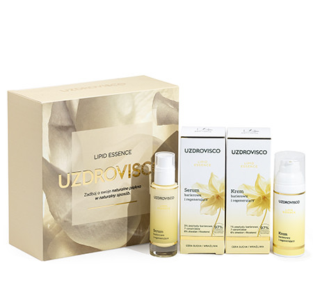 Uzdrovisco - Xmas Zestaw Lipid Essence
Krem barierowy do twarzy + Serum barierowe do twarzy