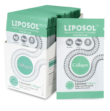 Liposol Liposomalny Collagen rybi 2500mg 5ml x 40 sasz.