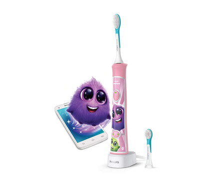 SONICARE SZCZOTKA FOR KIDS PINK STICKERS HX6352/42 Bluetooth