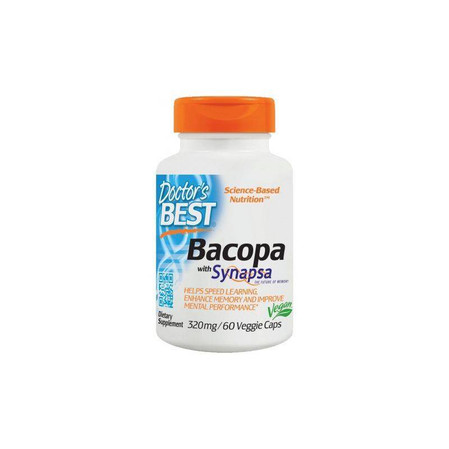 Doctor's Best Bakopa (Brahmi) - Bacopa Monniera z Synapsa 60 kaps. vege