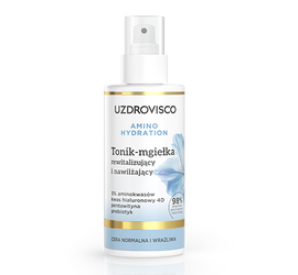 Uzdrovisco, Amino Hydration, Tonik-mgiełka rewitalizujący i nawilżający, 150 ml