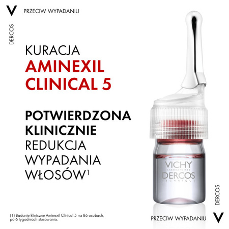 Vichy Aminexil Clinical 5 wypadanie włosów 21 ampułek