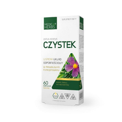 Medica Herbs Czystek 500 mg na wsparcie odporności 60 kaps.