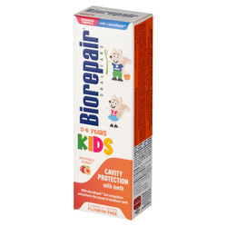 Biorepair Kids 0-6 Pasta Brzoskwiniowa 50ml