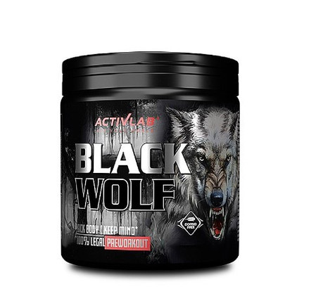 ACTIVLAB BLACK WOLF przedtreningówka 300g smak czarna porzeczka