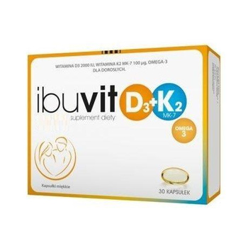 Ibuvit D3 1000 + K2 MK-7 Omega 3 30 kapsułek