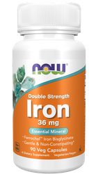 NOW FOODS Double Strength Iron (90 kaps.)