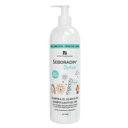Seboradin Bebe szampon-żel do mycia 2w1 500ml