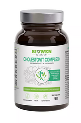 Biowen suplement NA PRAWIDŁOWY POZIOM CHOLESTEROLU CHOLESTOVIT COMPLEX+ 90 szt kaps