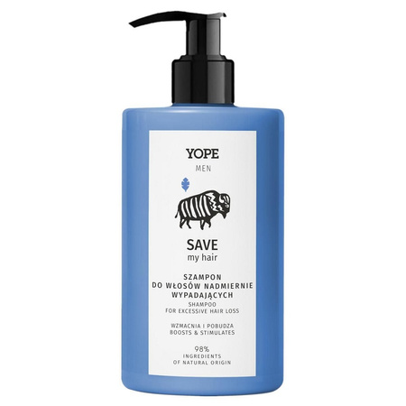 Yope Men - Save My Hair Szampon do włosów nadmiernie wypadajacych 300ml