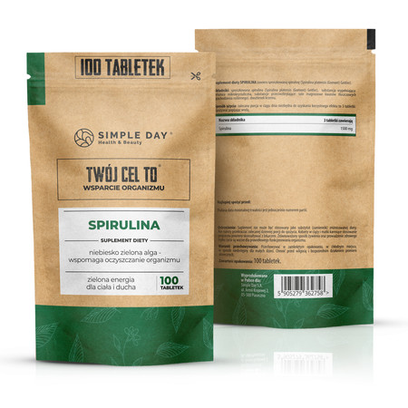 Twój Cel To Spirulina naturalne wsparcie dla zdrowia i energii 100 tabl.
