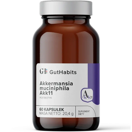 GutHabits Akkermansia Muciniphila nowoczesne wsparcie mikrobioty jelitowej 60 kaps.