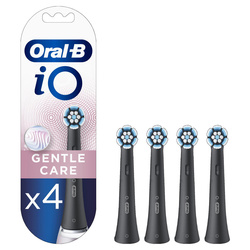 ORAL-B BRAUN KOŃCÓWKI RBSB-4 iO GENTLE CARE BLACK 4szt.