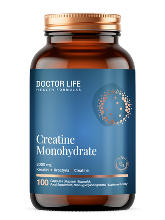 Doctor Life Creatine Monohydrate 3000 mg 100 kaps.