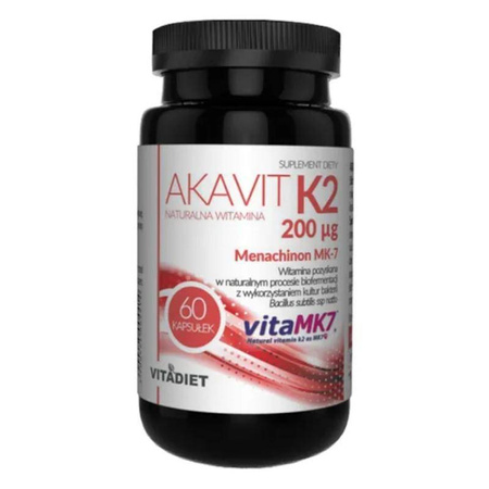 Vitadiet Akavit  Witamina K2 200 Iu 60K