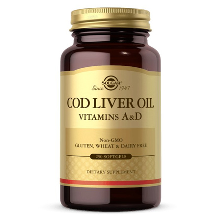 Cod Liver Oil - Vitamins A&D (250 kaps.)