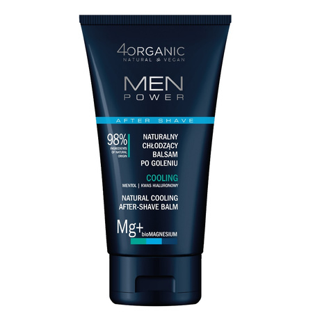 4organic MEN POWER chłodzący balsam po goleniu 150ml