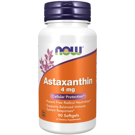 Now - Astaxanthin 4mg - 90 kaps