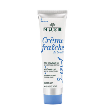 Nuxe Crème Fraîche De Beauté 3 w 1: krem ​​nawilżający, mleczko do demakijażu, maseczka 100 ml