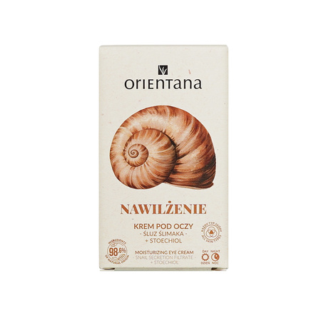Orientana, Naturalny krem pod oczy ze śluzem ślimaka, 15 ml